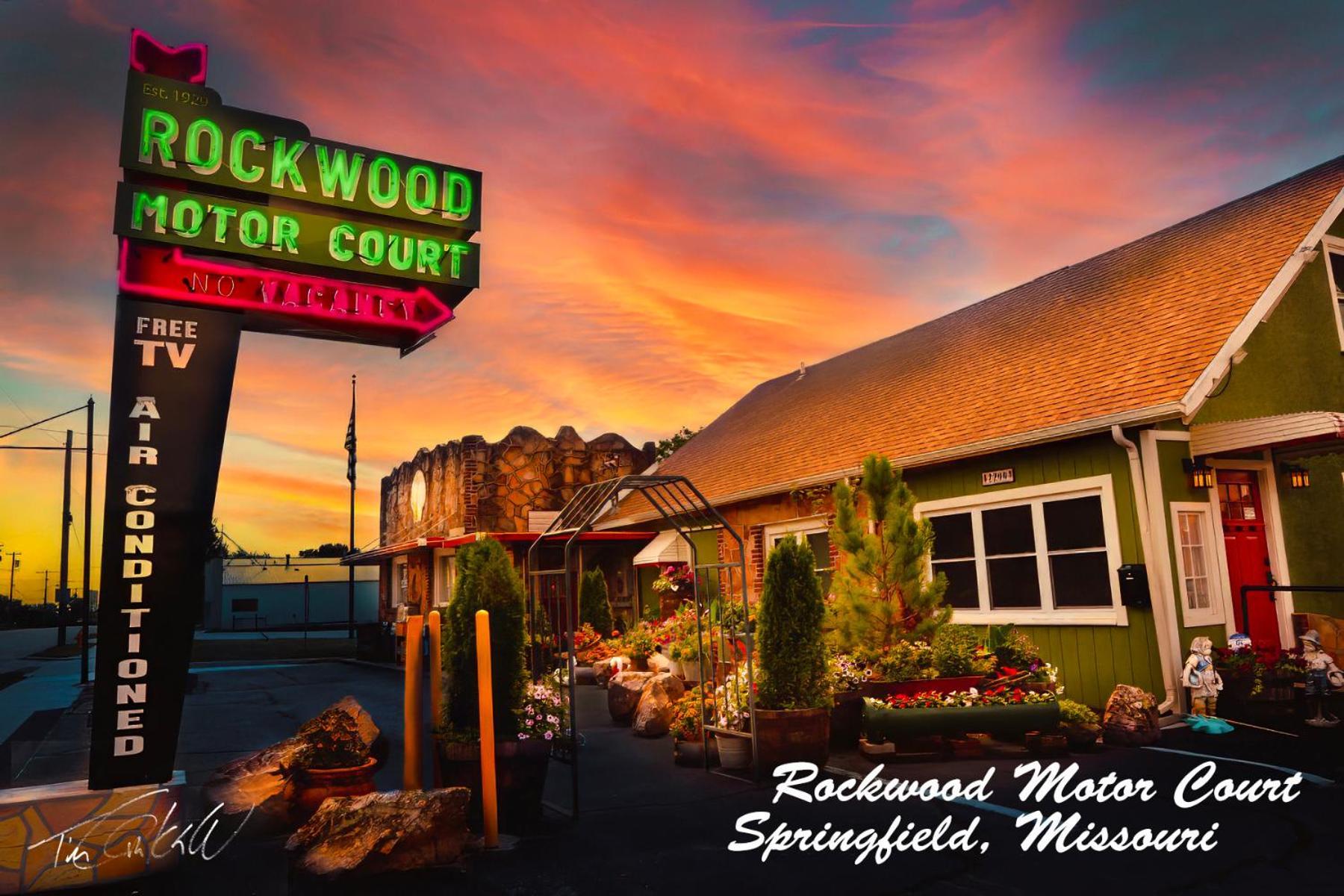 Motel Rockwood Motor Court Springfield Exterior foto